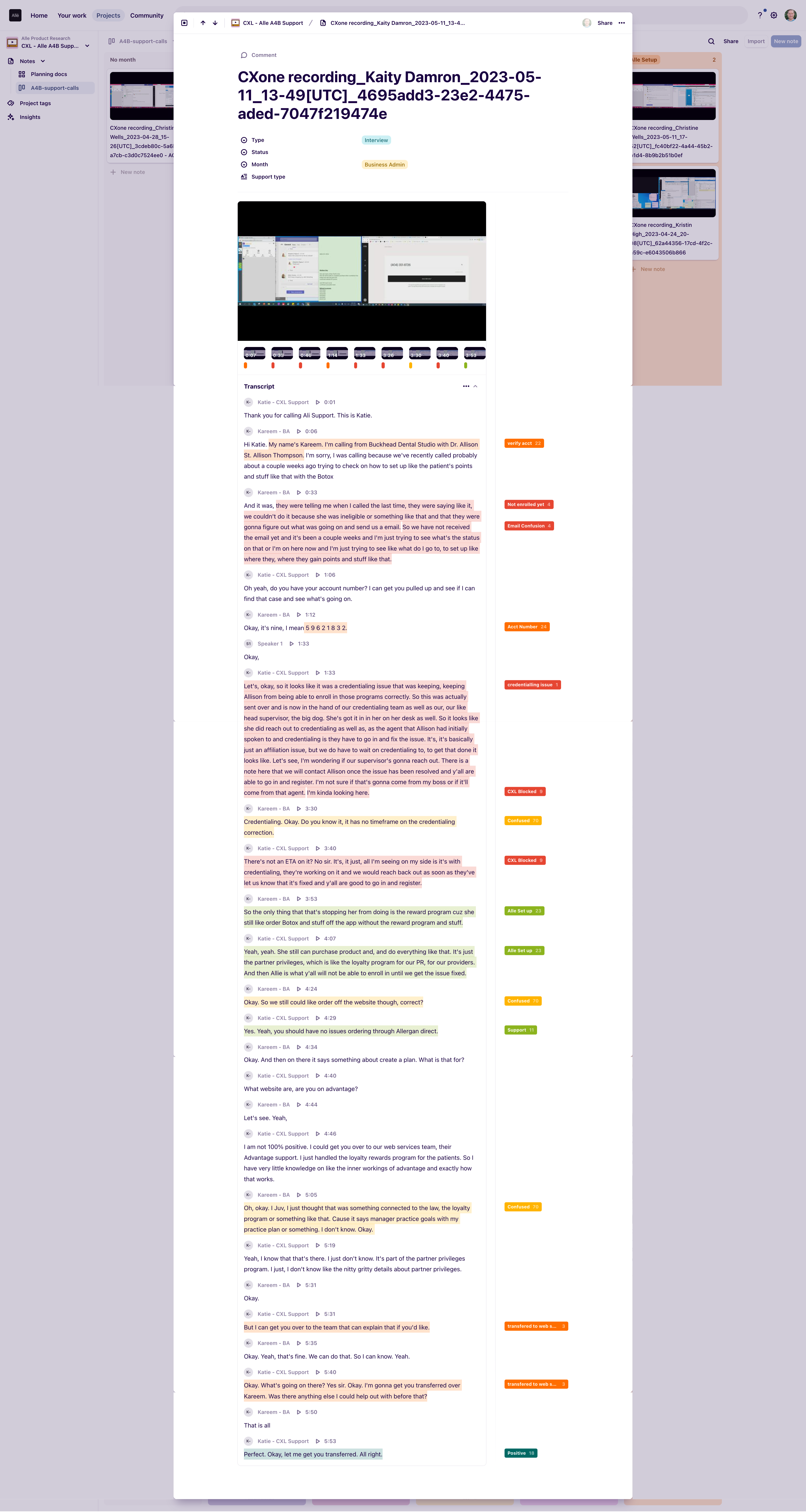 Dovetail research insights